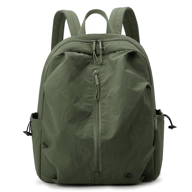 Schoolbag casual backpack female simple high school college student schoolbag Korean large capacity high sense travel backpack tide