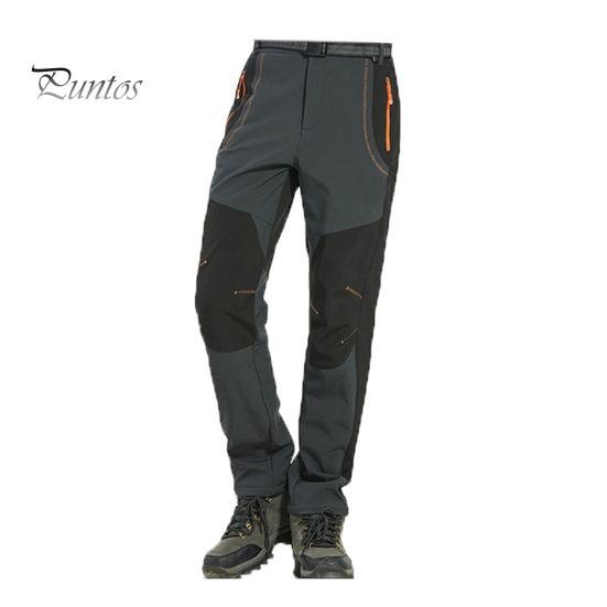 

Мужские скальные брюки с эластичной талией, застежкой-молнией на пуговицы, спортивные брюки с карманами, лоскутная расцветка, толстая плюшевая подкладка, походные брюки для активного отдыха на открытом воздухе XXL