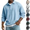 Herr Långärmade Tröjor Sweatshirt Pacificozy Herr Färg Dragkedja Långärmad Huvtröja