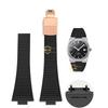 CTS Fluororubber dirželis Tissot PRX serijos Super Player laikrodžiams 35mm 40mm Greito atsegimo spyruoklinė sagtelė FKM laikrodžio dirželis 11mm 12mm