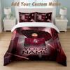 Bedding Set 1 Duvet Cover 2 Pillowcases Lady Gaga Print Soft Bed Linen Bedroom Decor