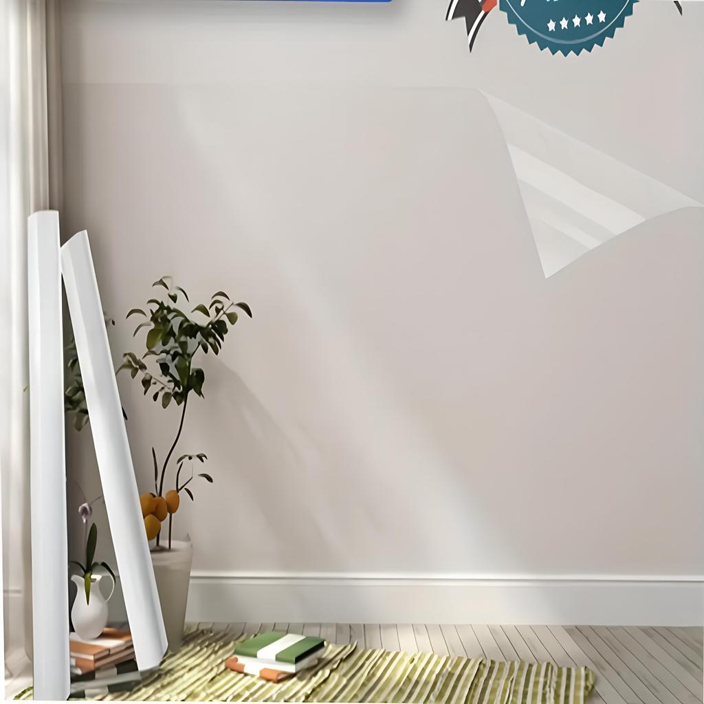 1 Roll Plastic Electrostatic Adhesion Wall Protective Film – Waterproof  Oil-Proof  Removable Film for Kitchen  Tile