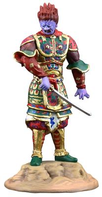 MiniQ Cubo in Miniatura 006 Generale Shogun PVC Verniciato Figura Completa