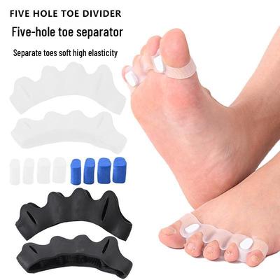 Adjustable Silicone Toe Separator for Overlapping Toes and Valgus Correction