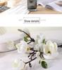 New Chinese Style Magnolia & Orchid Artificial Flower - 3 Head Arrangement for Home Decoration
