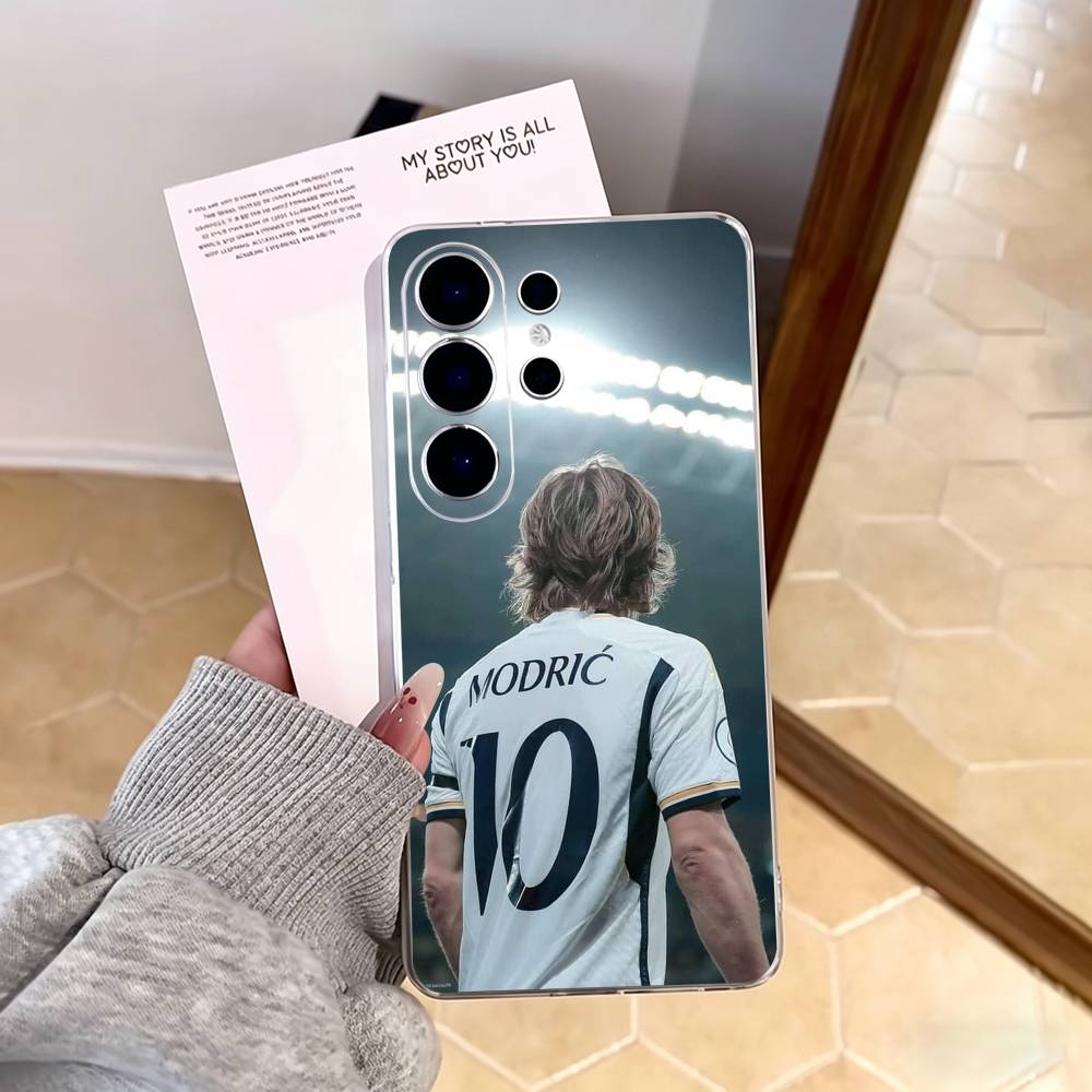 Etui na telefon Luka Modric do Samsung S25, S24, S21, S22, S23, S30, Ultra, S20, Plus, Fe, Note, 10, 9, 5G Przezroczyste Pokrowiec