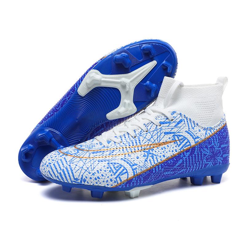 Football Shoes Men's Autumn High Top Long Nails Broken Nails Youth and Boys Professional Training 2025
