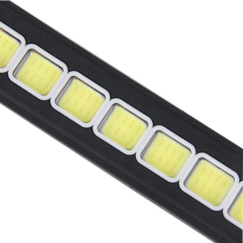 White Waterproof Flexible Silicone Highlight Auto Lamp Car Exterior Accessories Car LED Daytime Running Light DRL 2025 New
