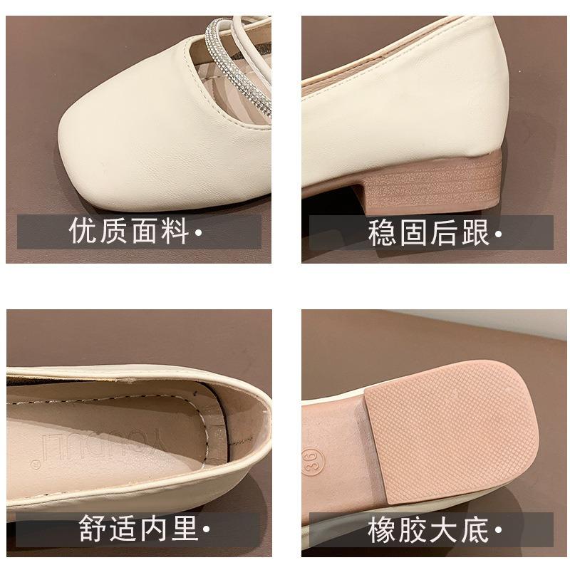 Soft-soled Gentle Shoes Autumn Mary Jane Shoes New Flat-soled Comfortable One-pedal Single Shoes