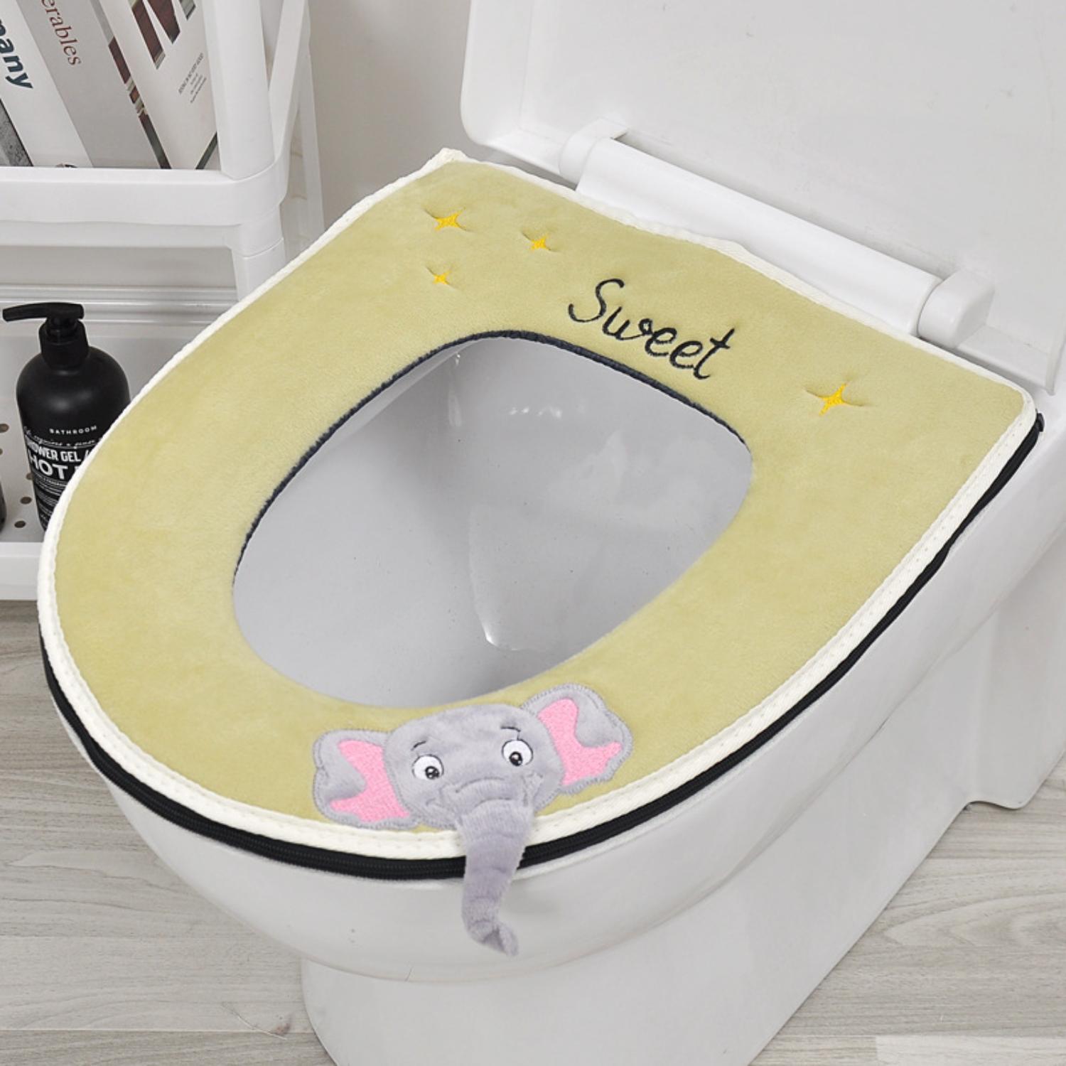 

Upgrade Your Bathroom Experience with Zipper Style Toilet Seat Cover - Three-Dimensional Cushion for Maximum Comfort