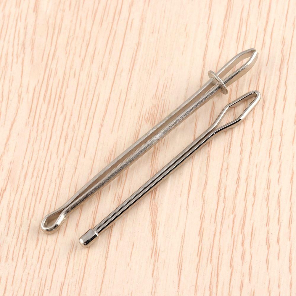 4PCS Silver Drawstring Threader Tool Cord Rope Threader Clip Bodkin Sewing Tool for Elastic Sewing