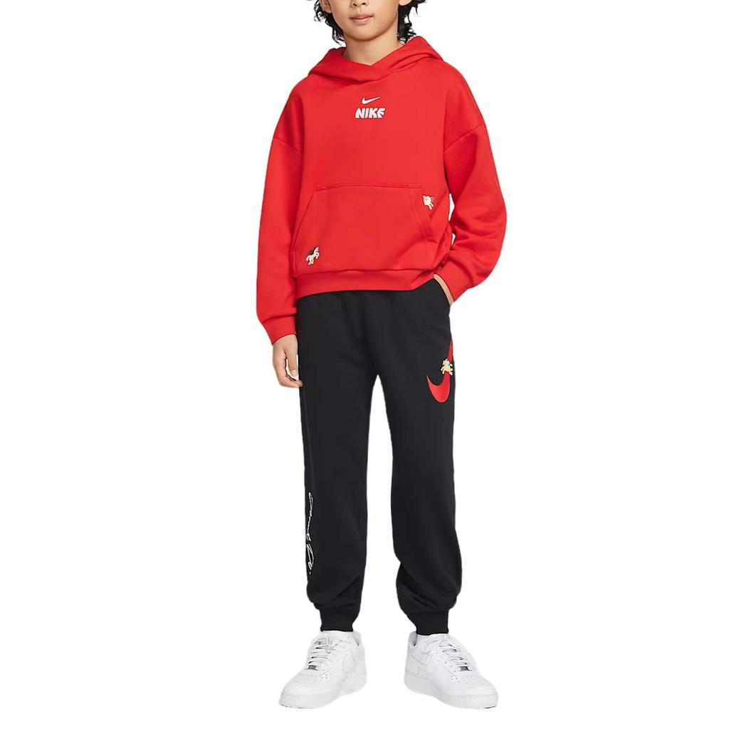 Nike Sportswear Year Of The Horse Limited Edition Joggers New Year Style Elastic Solid Color Cuffed Kids Bottoms IQ3935010