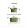 Large Fruit Vegetable Cleaning Basket Plastic Removable Washing Basin With Handle Double-layer Drainer Basket Kitchen Restaurant