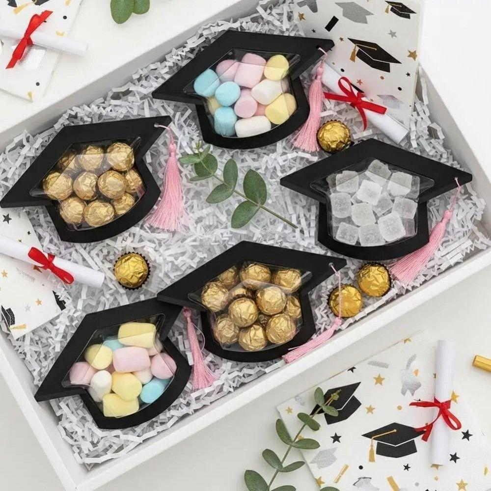 5/10Pcs DIY Graduation Candy Dome Portable Chocolate Container  Themed Party Supplies