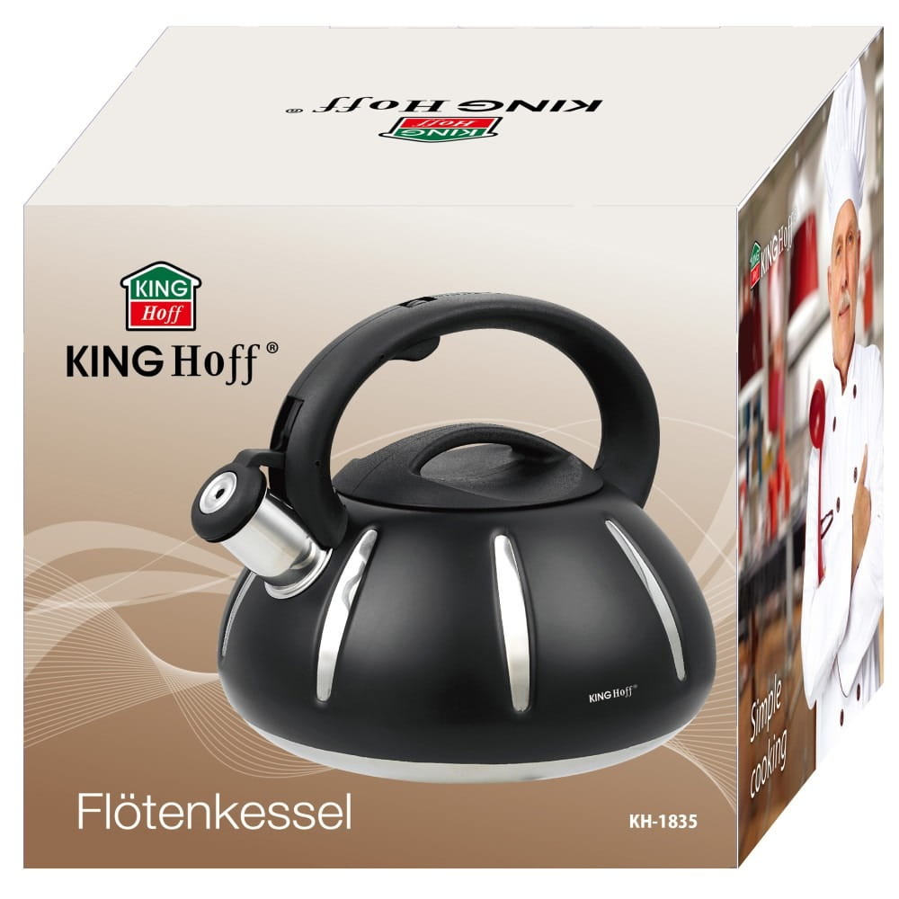 Stalowy czajnik z rowkami 3.0L KINGHOFF KH-1835