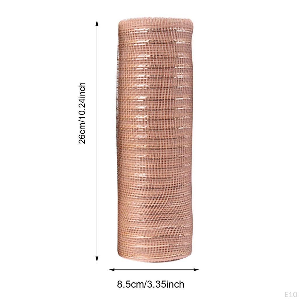 10 Yard Christmas Ribbon Mesh Roll for Crafting And Gift Wrapping