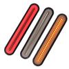 2x LED Trailer Truck Brake Light 3 In1 Neon Halo Ring Tail Brake Waterproof Stop Turn Light Sequential Flowing Signal Light Lamp
