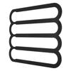 14x11.75 Inches Wall Capsule Holder Durable Plastic Wall Mounted Coffee Holder  For Home Kitchen