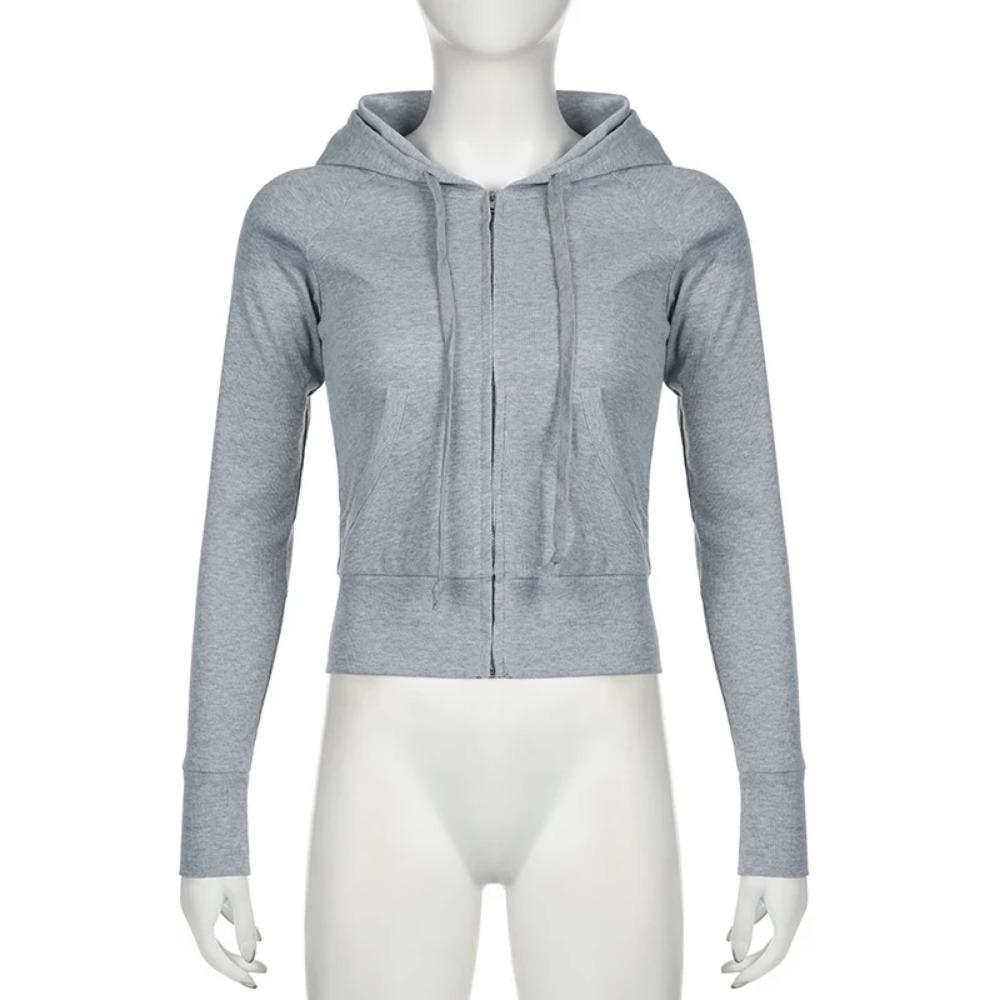 VAYLA Casual Streetwear Basic Hooded Pockets Sweatshirt Tracksuit Solid Long Sleeve Hoodies