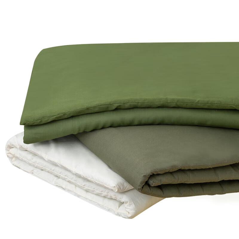 Green Dormitory Cotton Mattress Pad