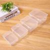 Transparent Rectangle Storage Box for Toy Parts, Stationery, or Food