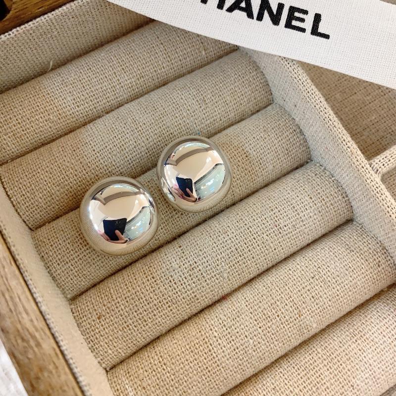 Trending Simple Metal Circular Stud Earring Party Statement Minimalist Earrings Female Jewelry For Woman Gifts