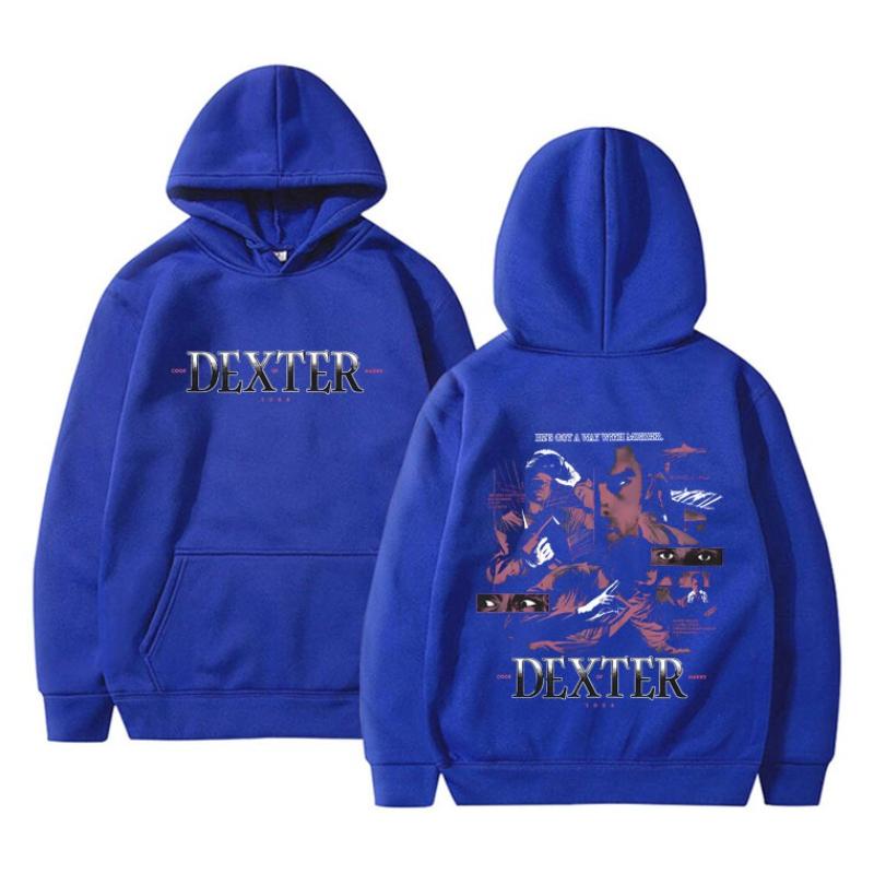 TV Play Dexter Morgan Hoodie Men Women Fashion Oversized Pullover Hoodies Male Vintage Casual Fleece Cotton Hooded Sweatshirt High Quality Tops