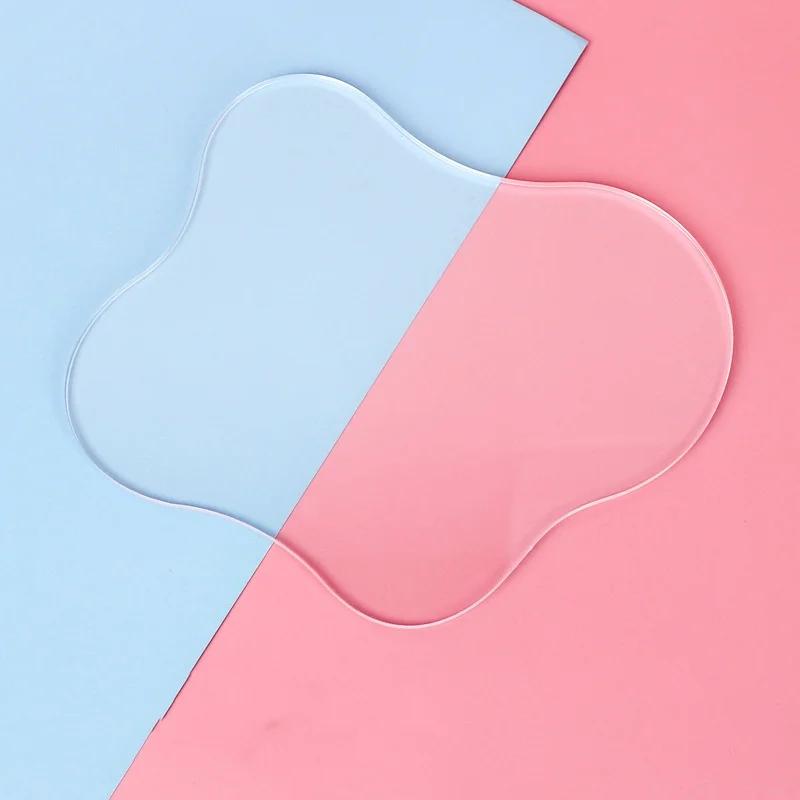 Acrylic Cartoon Coasters Anti-scald Heat Insulation Waterproof Tea Coaster Diy Decorative Photo Ornaments Table Glasses Holder