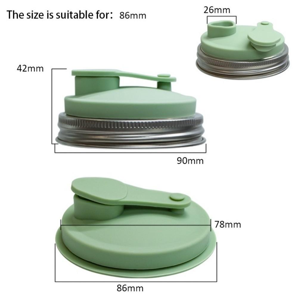 Silicone Soda Can Lid Reusable Sealing Drinking Lids Durable Protective Covers Airtight Flip Cap For Soda Beer Drinks Juice