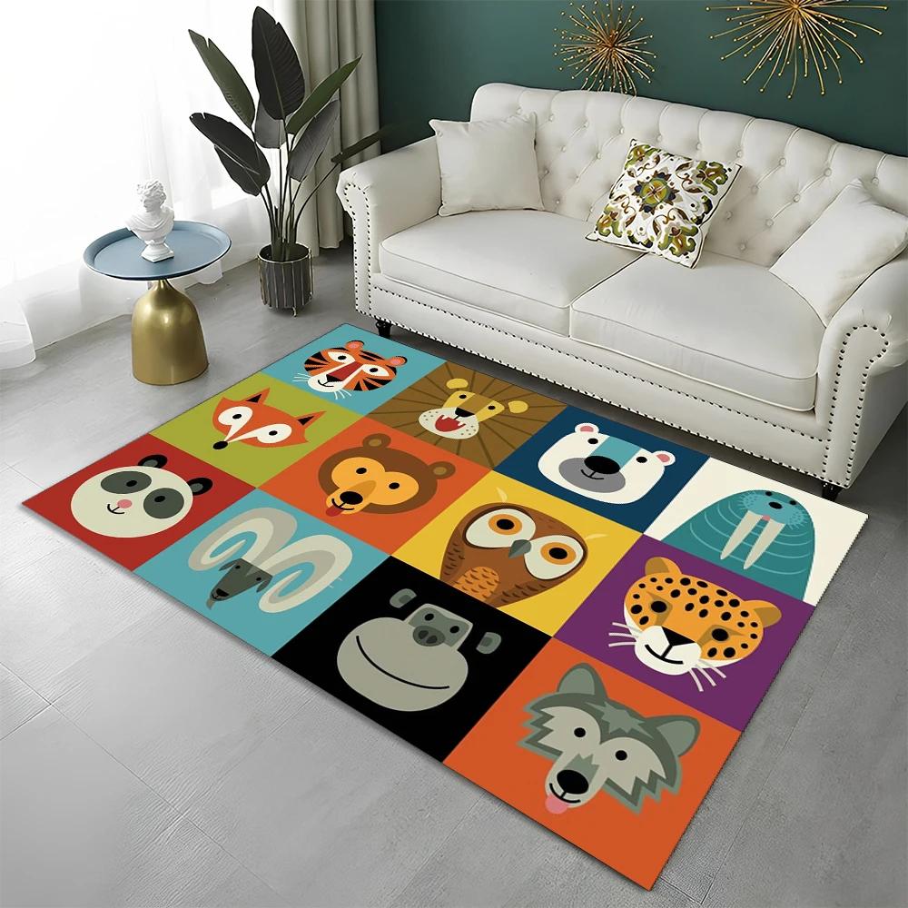 ABC Early Education Cartoon Kids Playroom Alphabet Children Crawling Area Rug,Carpet for Living Room Bedroom Sofa,Non slip Mat