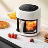 6L Digitální horkovzdušná fritéza Velká průhledná multifunkční trouba Vařič 2400W