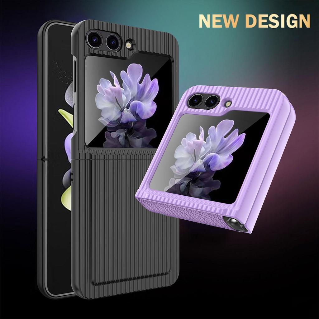 Ultra-Thin Samsung Flip5 Protective Case: Hinge Drop-Proof Design with Integrated Film