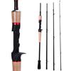 Canna da pesca spinning Canna da casting Canna da pesca leggera in fibra di carbonio Canna da pesca per spigola di media potenza