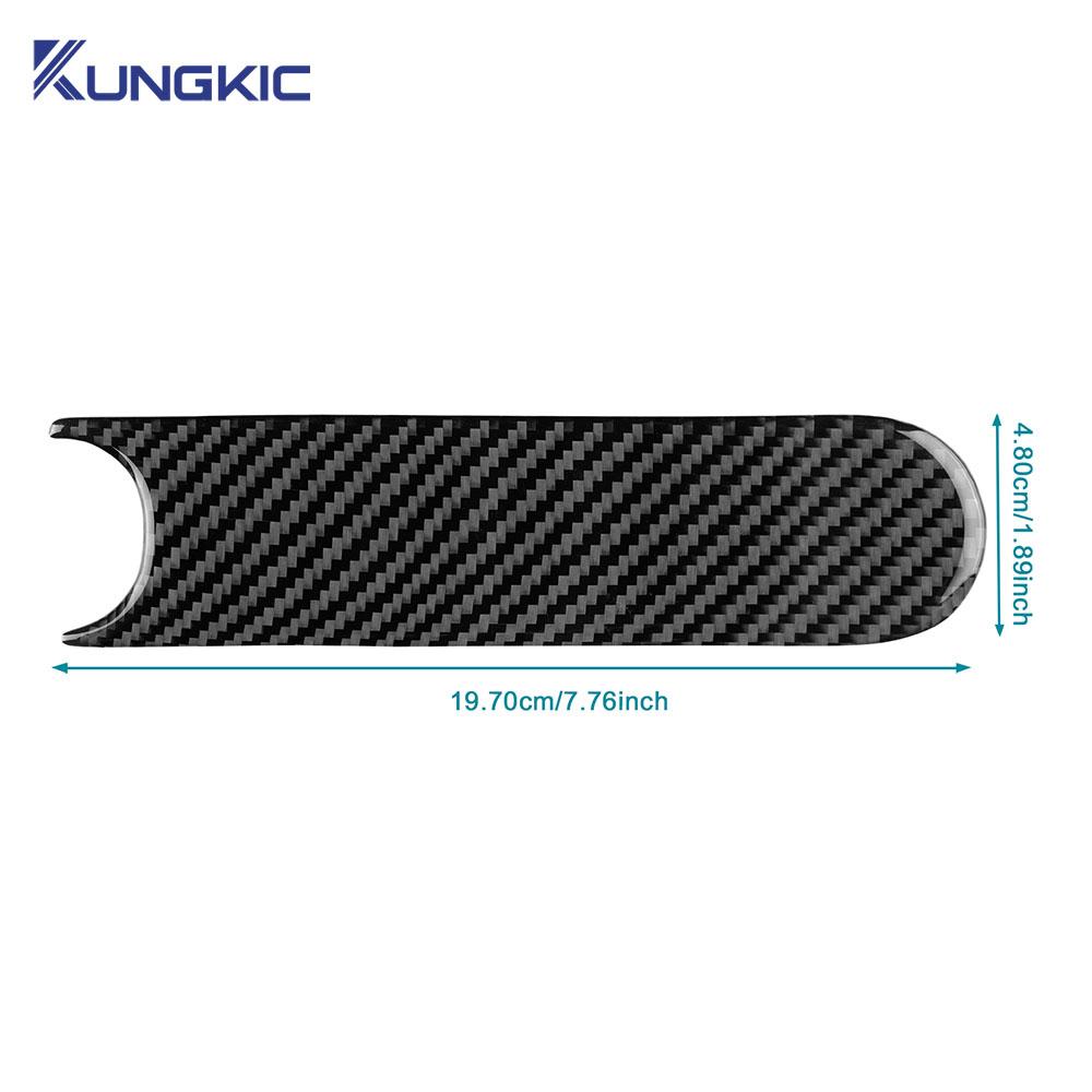 Real Soft Carbon Fiber Sticker For Seat Leon MK2 2005 2006 2007 2008 2009 2010 2011 2012 Car Handbrake Panel Trim Accessories