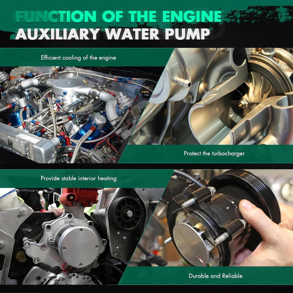 SCITOO Auxiliary Water Pump For Mercedes-Benz ML320,For Mercedes-Benz ML350,For Mercedes-Benz ML430,For Mercedes-Benz ML500,For Mercedes-Benz ML55