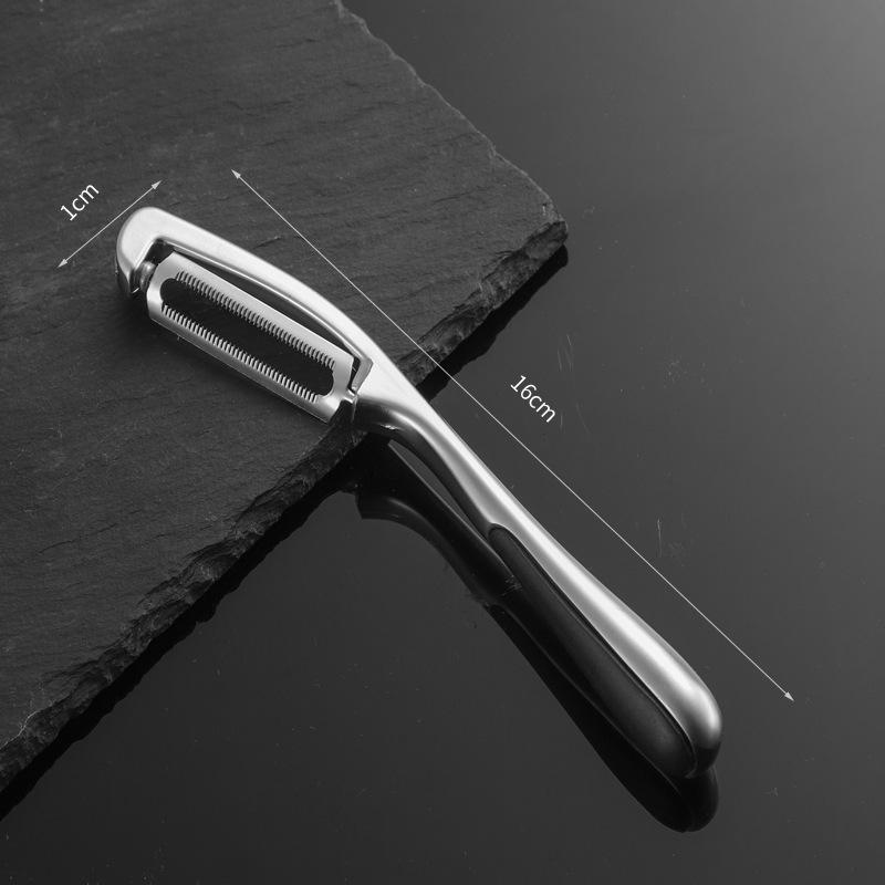 Stainless Steel Multi-Purpose Fruit & Vegetable Peeler with Zinc Alloy Slicer