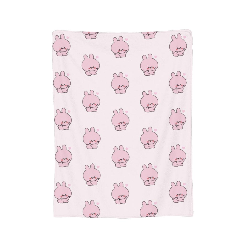 Asamimichaan Coperta a Cuore Asamimi Carina Coperta Calda in Lana Divertente per Decorazione della Casa,