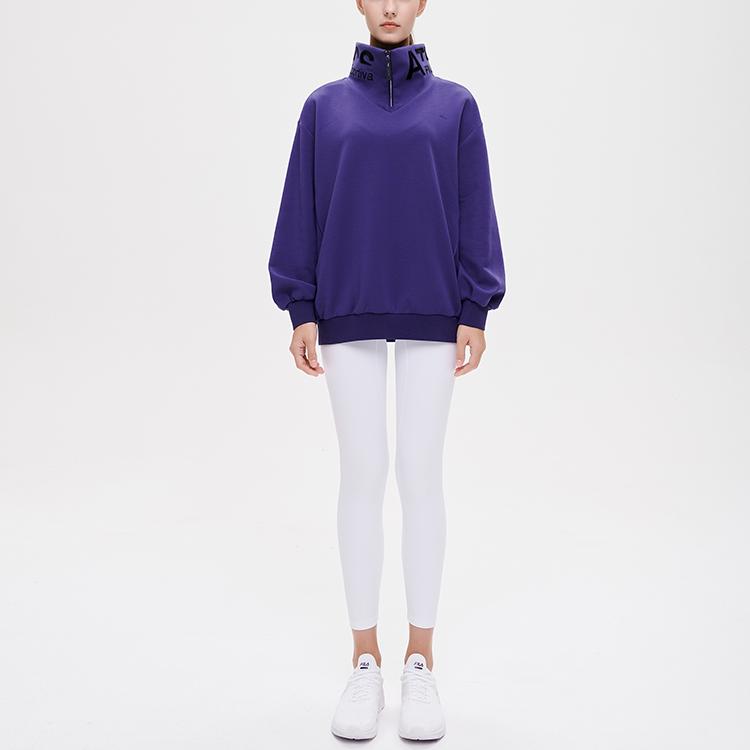 New FILA Athletics Sweatshirts Women's Deep Cong Blue A11W131223F-NV