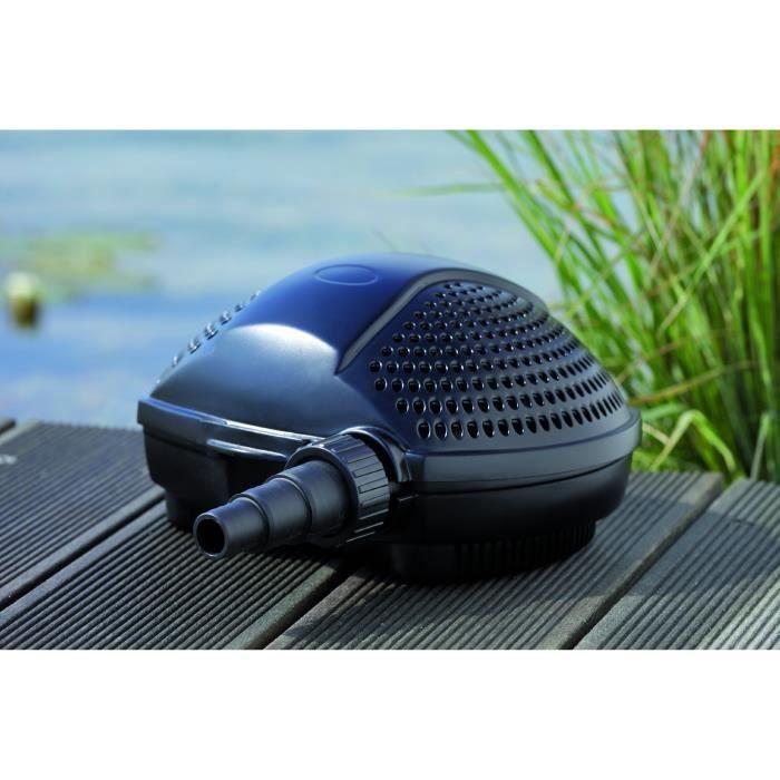 Pompe à filtre - pontec - pondomax eco 11000 - débit 10.000 l/h - interrupteur coupe circuit - garantie 3 ans