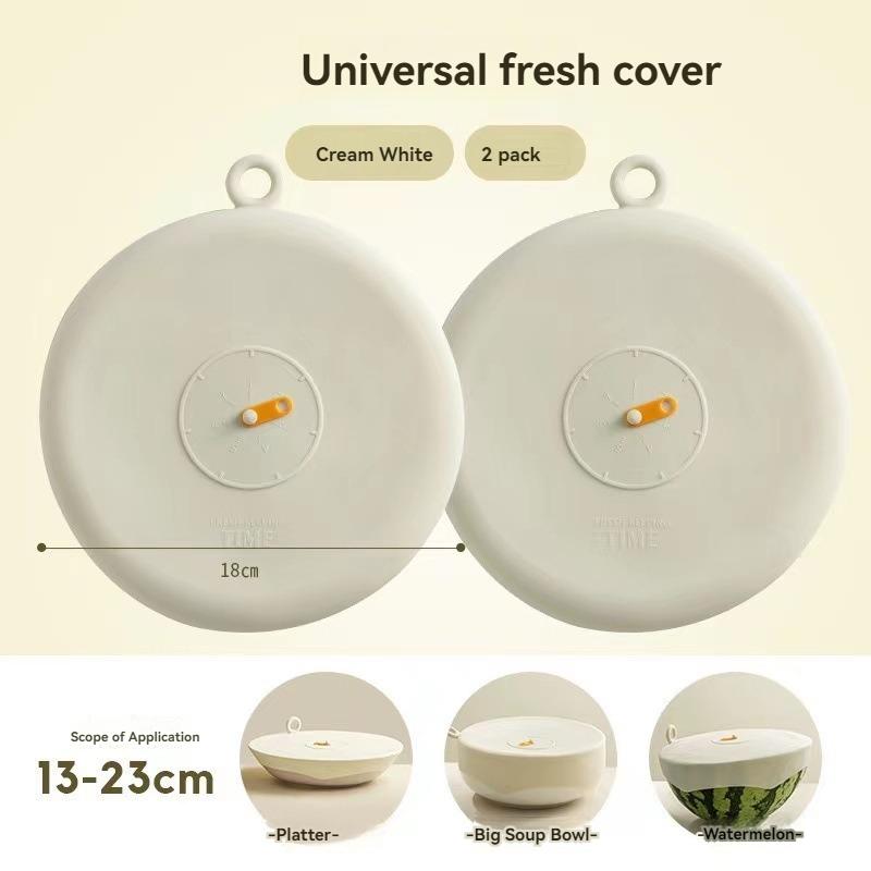 Utensilios de Cocina de Silicona Conservación Fresca Elástico Universal Tapa de Bol Refrigerador Horno Microondas Sellado