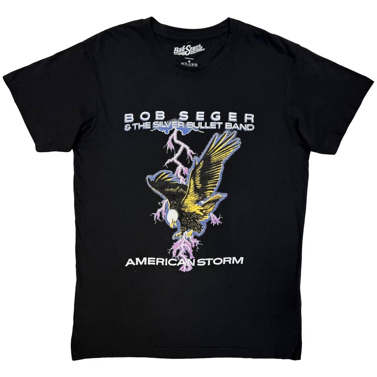 Bob Seger American Storm Premium Carbon Official T-Shirt Mens M