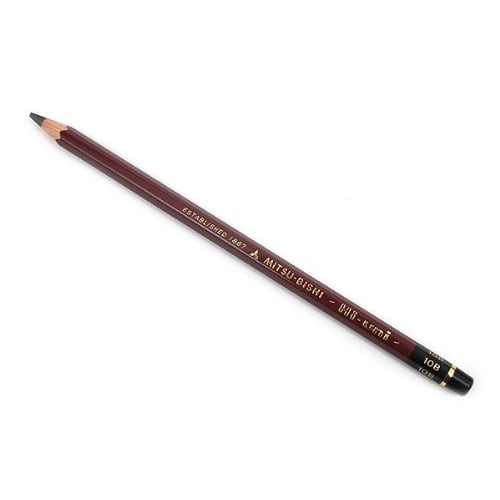 Mitsubishi Pencil High Uni 10B HU10B sada jednotlivých položek [3 kusy]