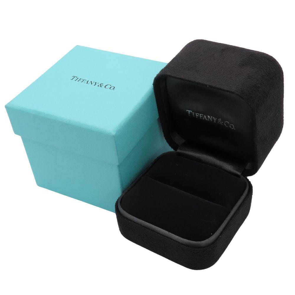 Used TIFFANY&Co. Ring Curved band EU#52 K18 Pink Gold/diamond 2.47g Pink gold 9PD