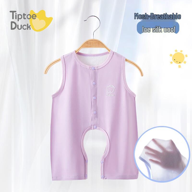 Qiaojiaoya Newborn Summer Thin Romper Bodysuit 73