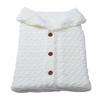 Velvet-Lined Knitted Baby Stroller Sleep Sack
