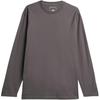 X Adidas Letter Logo Long Sleeve T-Shirt Men Tops Gray KE5095