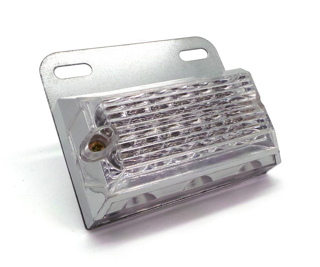 LED obrysové světlo 12-24V 4 funkce bílé, terénní