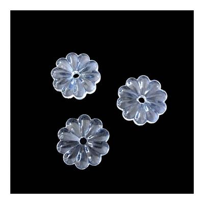 Chandelier Prism Crystal Clear Crystal Rosette Beads, Chrysanthemum Shape, Glass Chandelier Accessories (Color: 20mm, 50pcs)