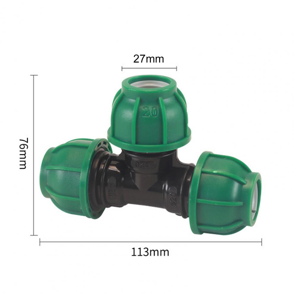 Quick In-Line Tap Connector Garden Hose Connector with Corrosion Resistant 3-way Pipe Fittings Universal Leakproof for Outdoor