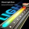 Smart Guitar DJ Controller with LED Lights BT 5.0 Rechargeable Bass Folding Portable Stringless Guitar Music Instrument for Kids